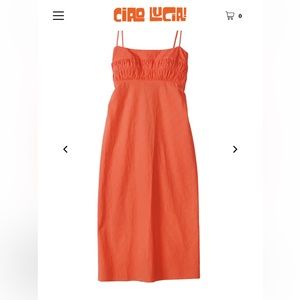 ciao lucia nera dress grapefruit